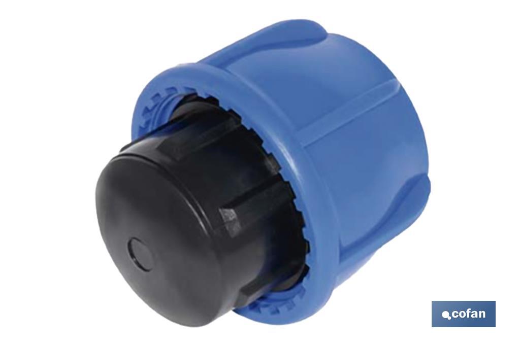 TAPÓN FINAL PP PN16 90 (PACK: 1 UDS) TAPÓN FINAL PP PN16 90 (PACK: 1 UDS)