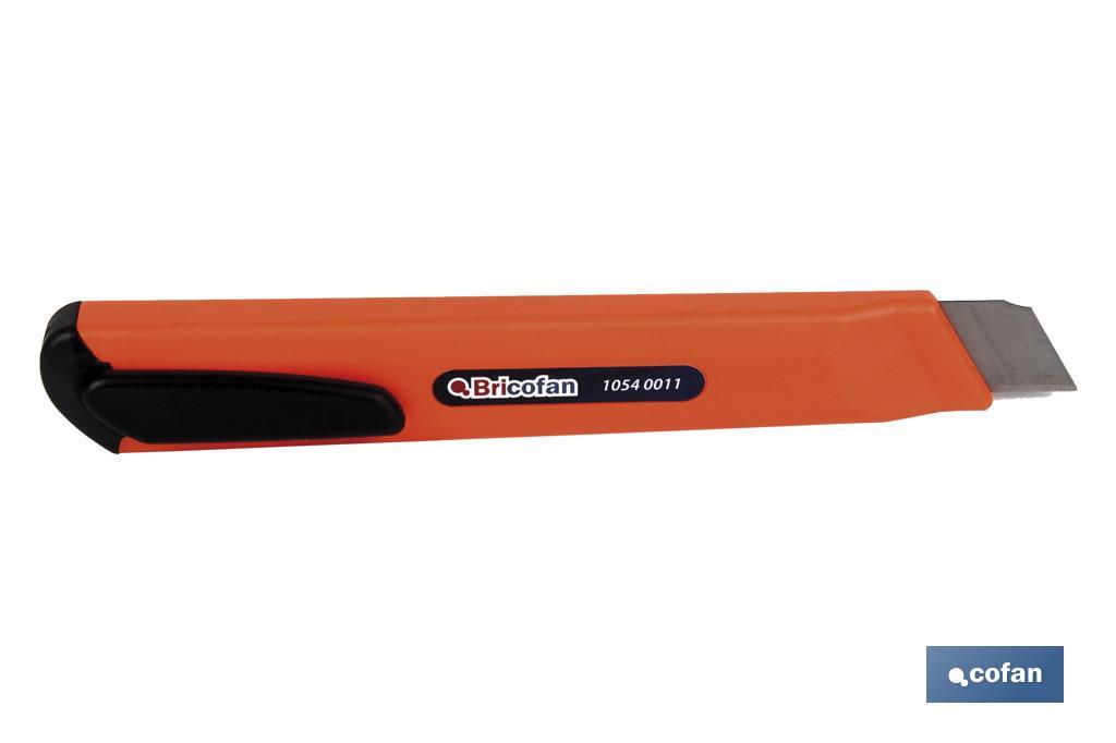 CUTTER STANDAR EN ABS (18 X 100 MM) (PACK: 1 UDS) CUTTER STANDAR EN ABS (18 X 100 MM) (PACK: 1 UDS)