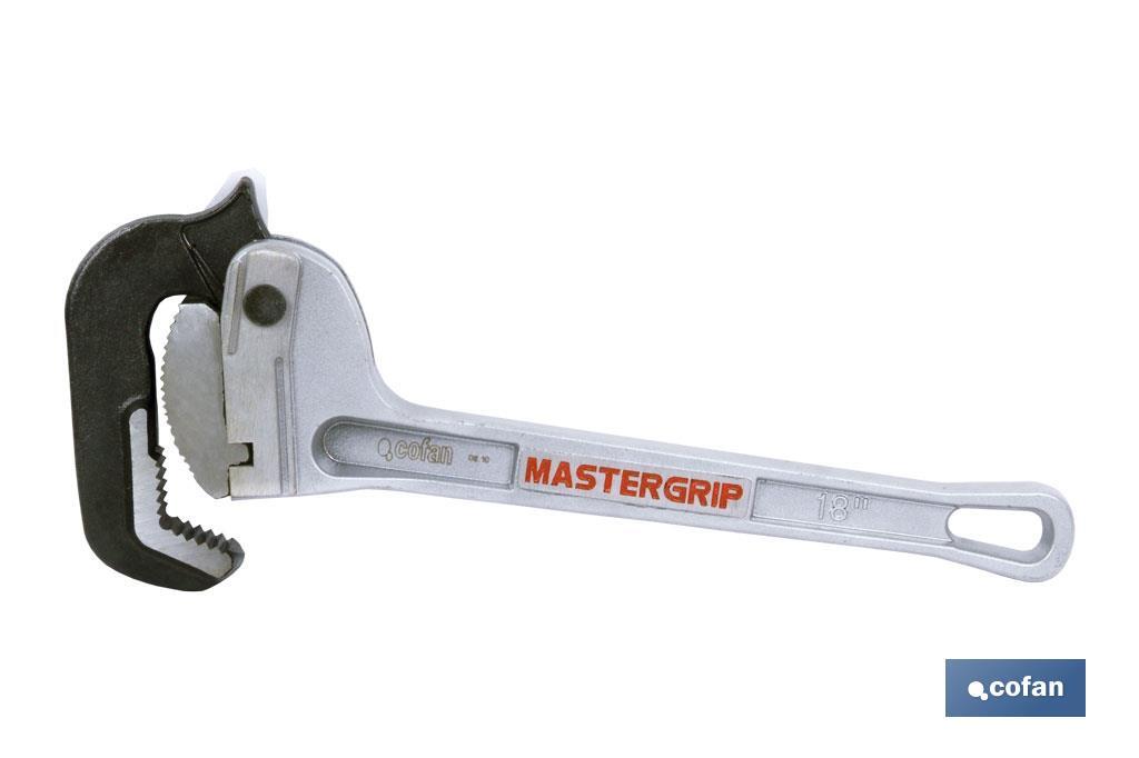 Llave para Tubo herramientas de fontanería. Mastergrip Aluminio